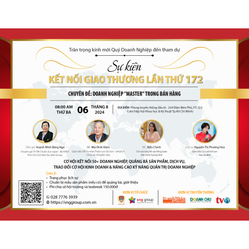 SNG Group Kết Nối Giao Thương - Lần Thứ 172